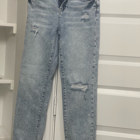 Size 25 Women’s RISEN distressed straight leg jeans - Picture 2 of 4